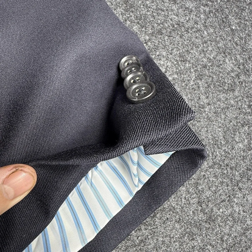 J.Crew Ludlow Slim Fit Navy Blue Wool Blazer 42R Classic Career‎ Structure